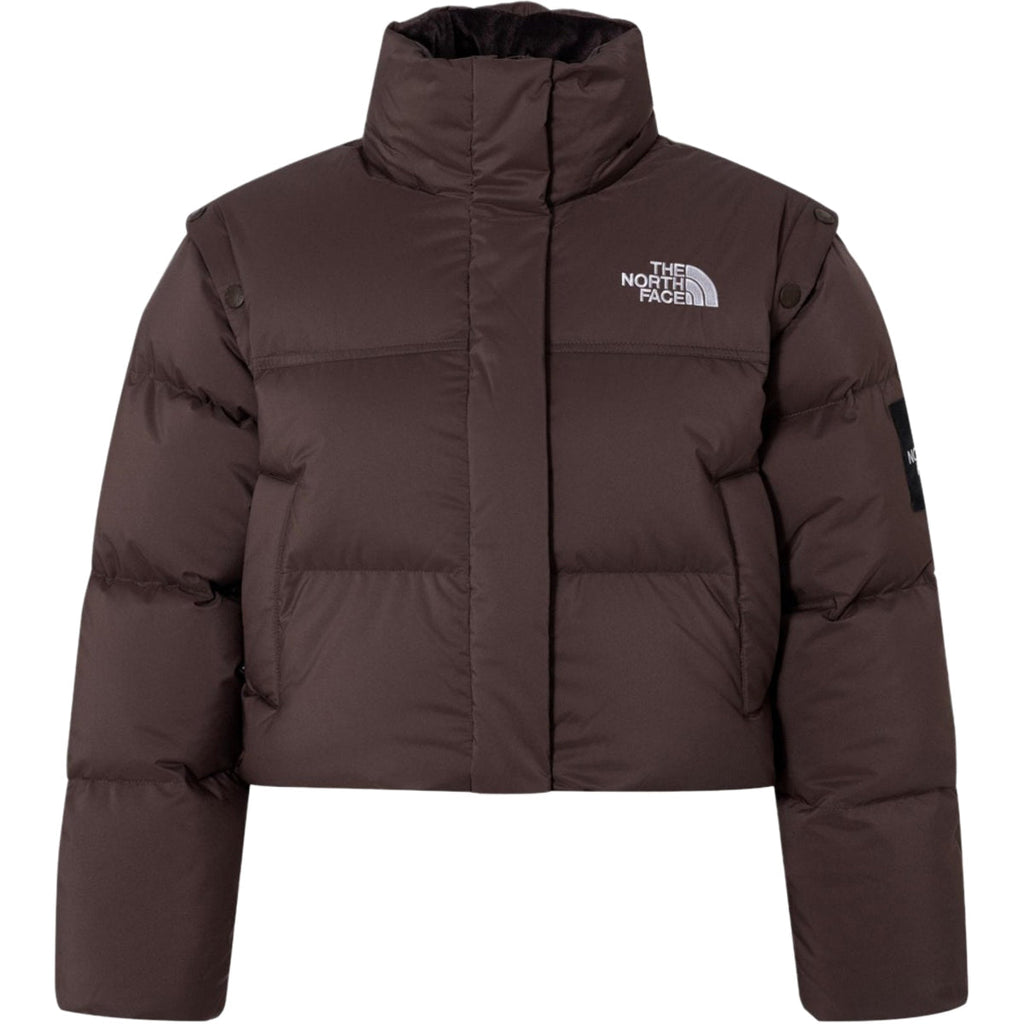 The North Face Brown Puffer Jacket for Warm Winter Tones