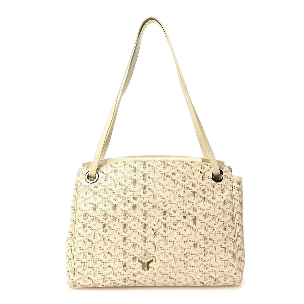 GOYARD Goyardine Rouette PM Shoulder Tote Bag - Sand