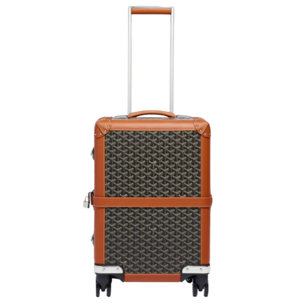 Goyard Bourget PM Bag – Black & Tan Goyardine Canvas