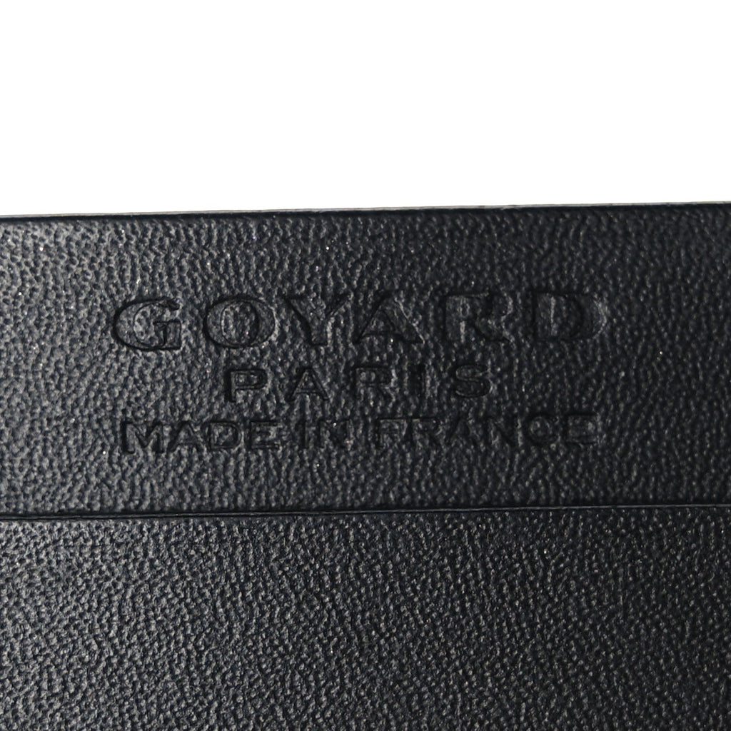 GOYARD Goyardine Saint Sulpice Card Holder – Black