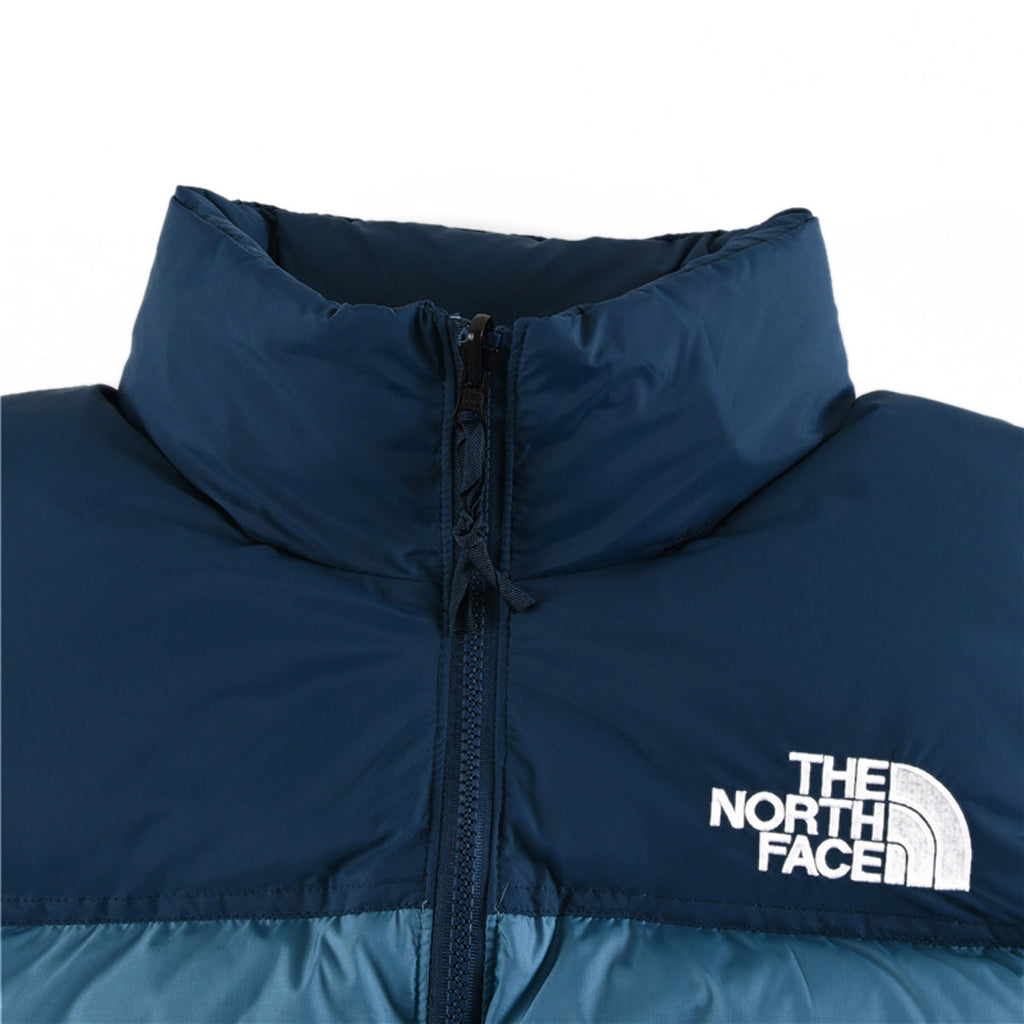 The North Face Blue Puffer Jacket for Winter Outfits
