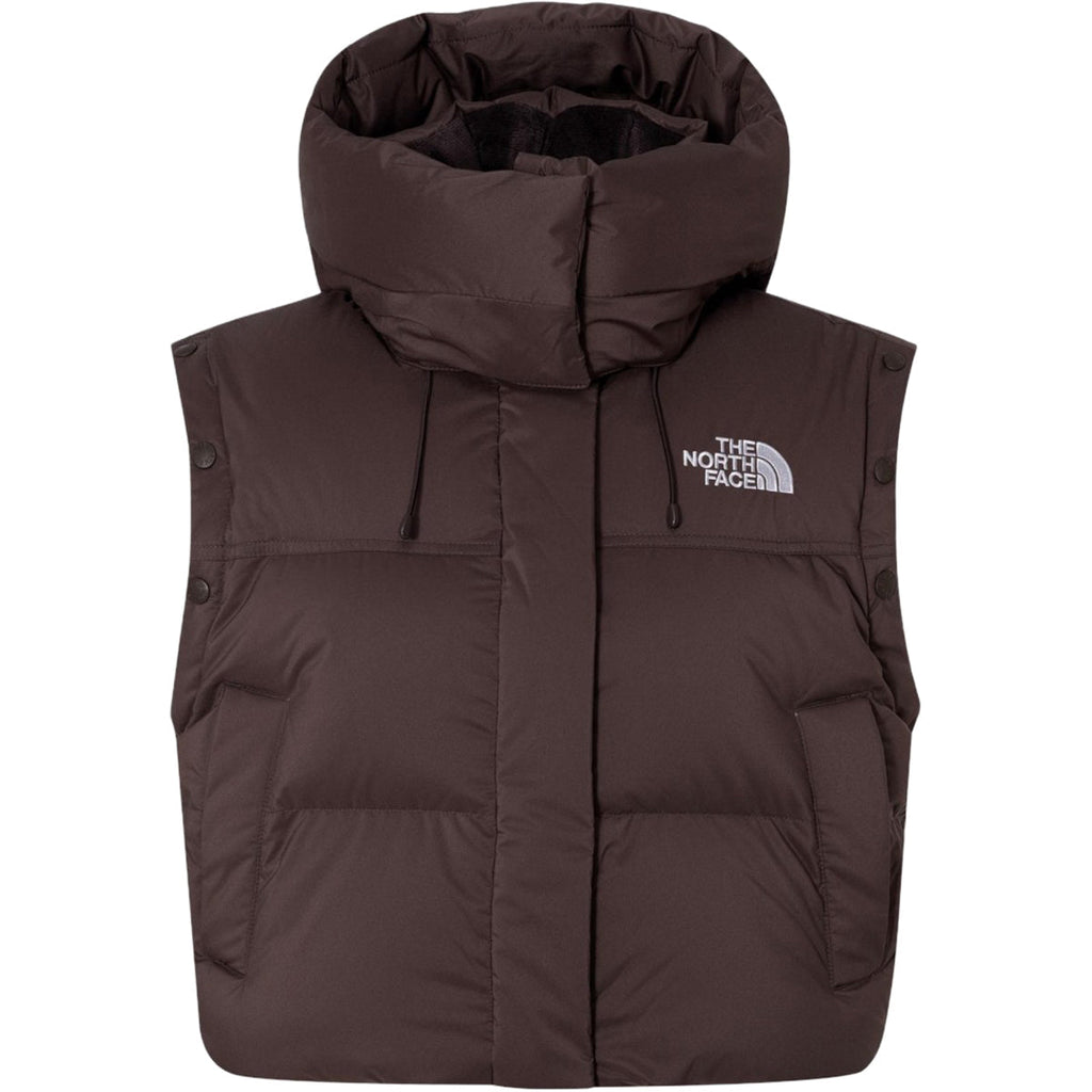 The North Face Brown Puffer Jacket for Warm Winter Tones