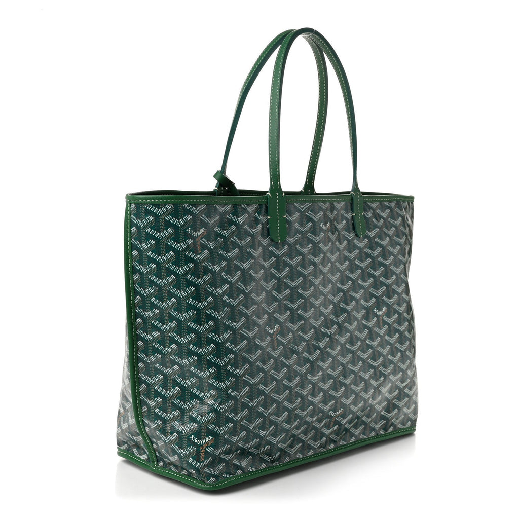 GOYARD Goyardine Anjou PM Reversible Tote Bag - Green