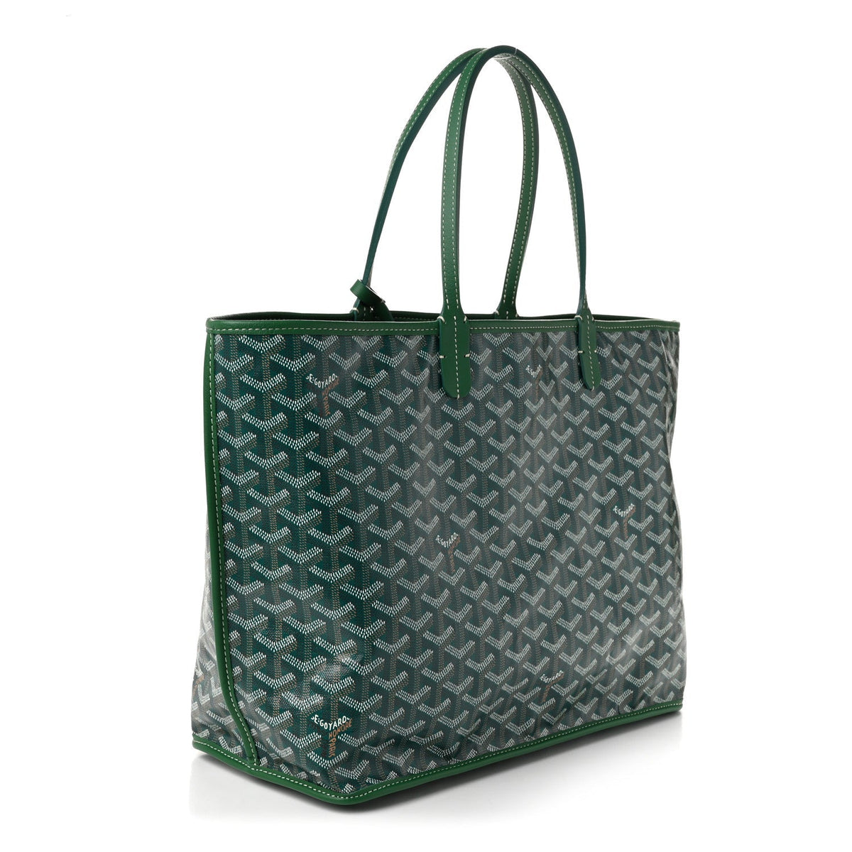 GOYARD Goyardine Anjou PM Reversible Tote Bag - Green