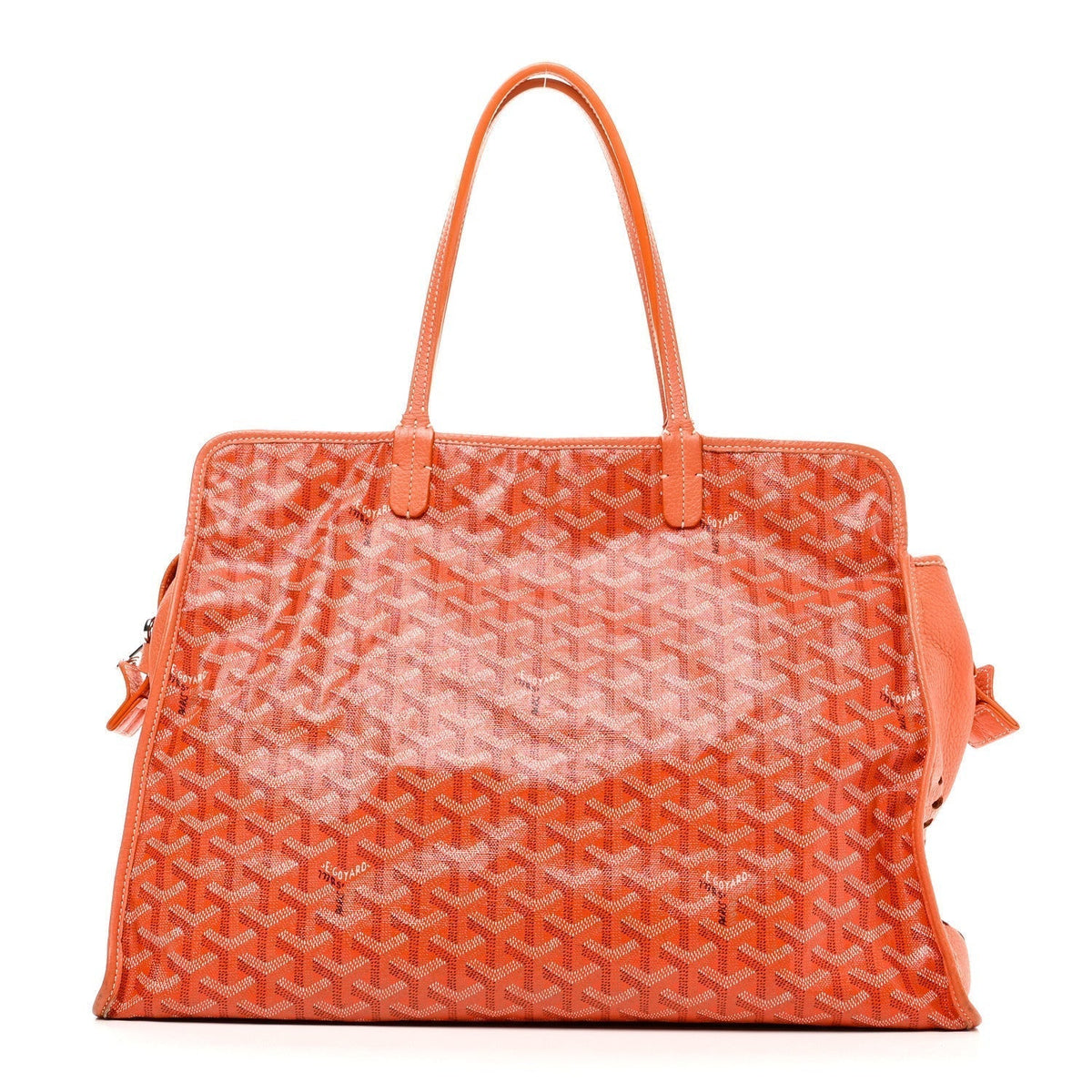 Goyard Sac Hardy PM Pet Carrier – Orange Goyardine Canvas
