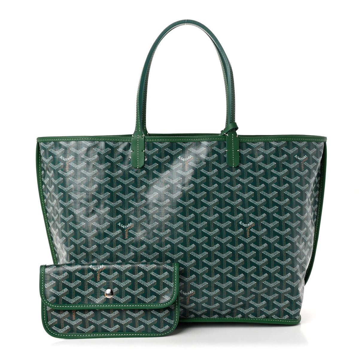 GOYARD Goyardine Anjou PM Reversible Tote Bag - Green