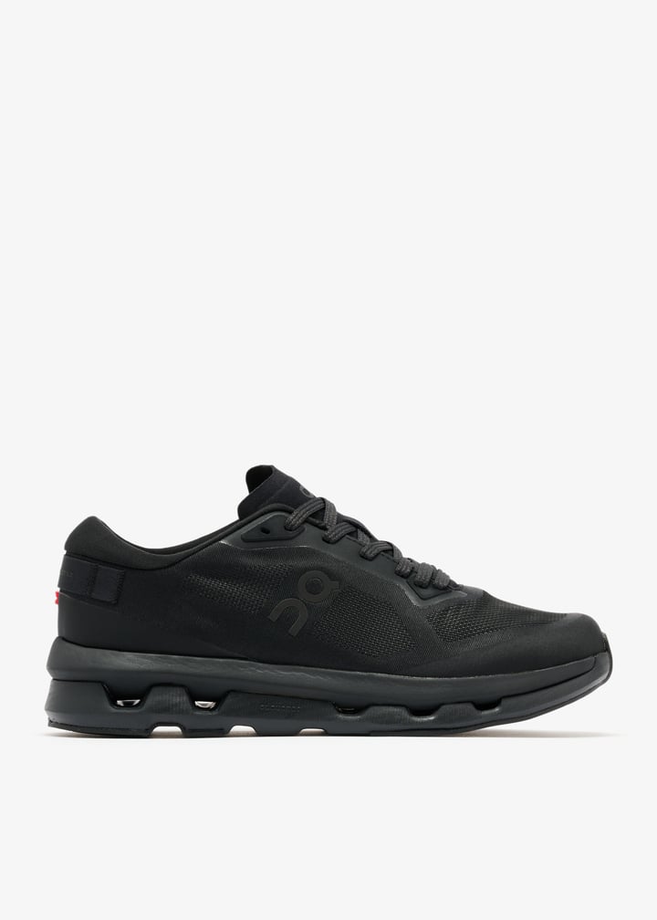 On Black Low-Top Sneakers with Segmented Sole