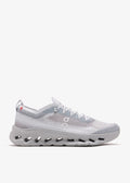 On Light Grey & White Sneakers with Sculpted Cutout Sole