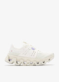On Ivory Mesh Sneakers with Chunky Segmented Sole