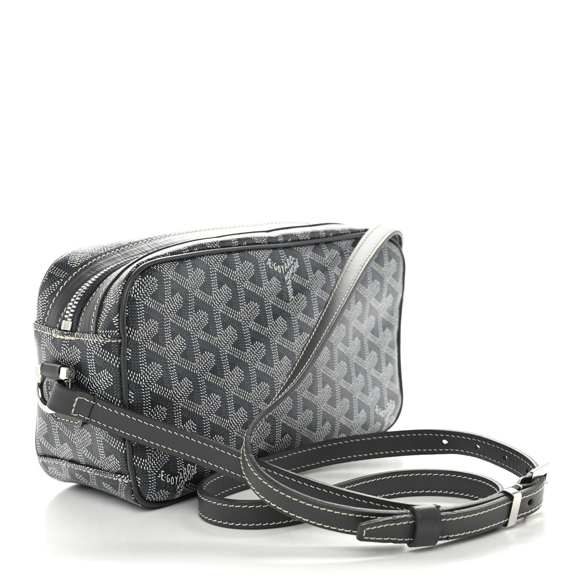 GOYARD Sac Cap Vert Crossbody Bag – Grey Goyardine