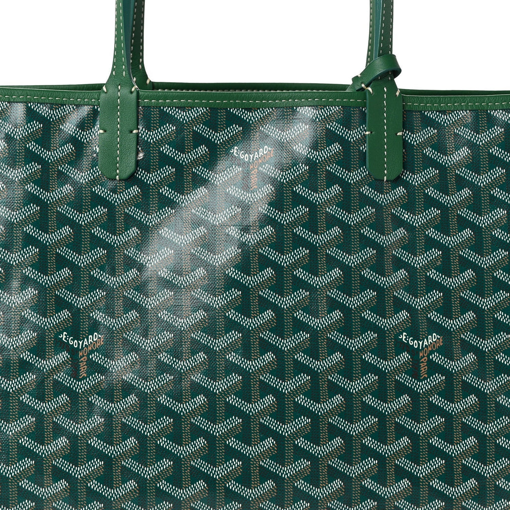 GOYARD Goyardine Anjou PM Reversible Tote Bag - Green