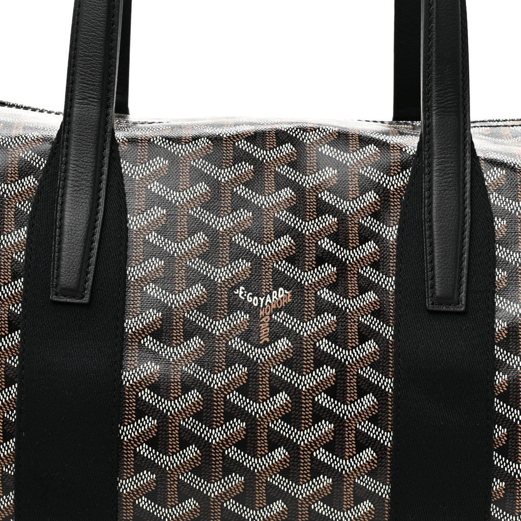 Goyard Barrel 40 Sports Bag – Black Goyardine Canvas