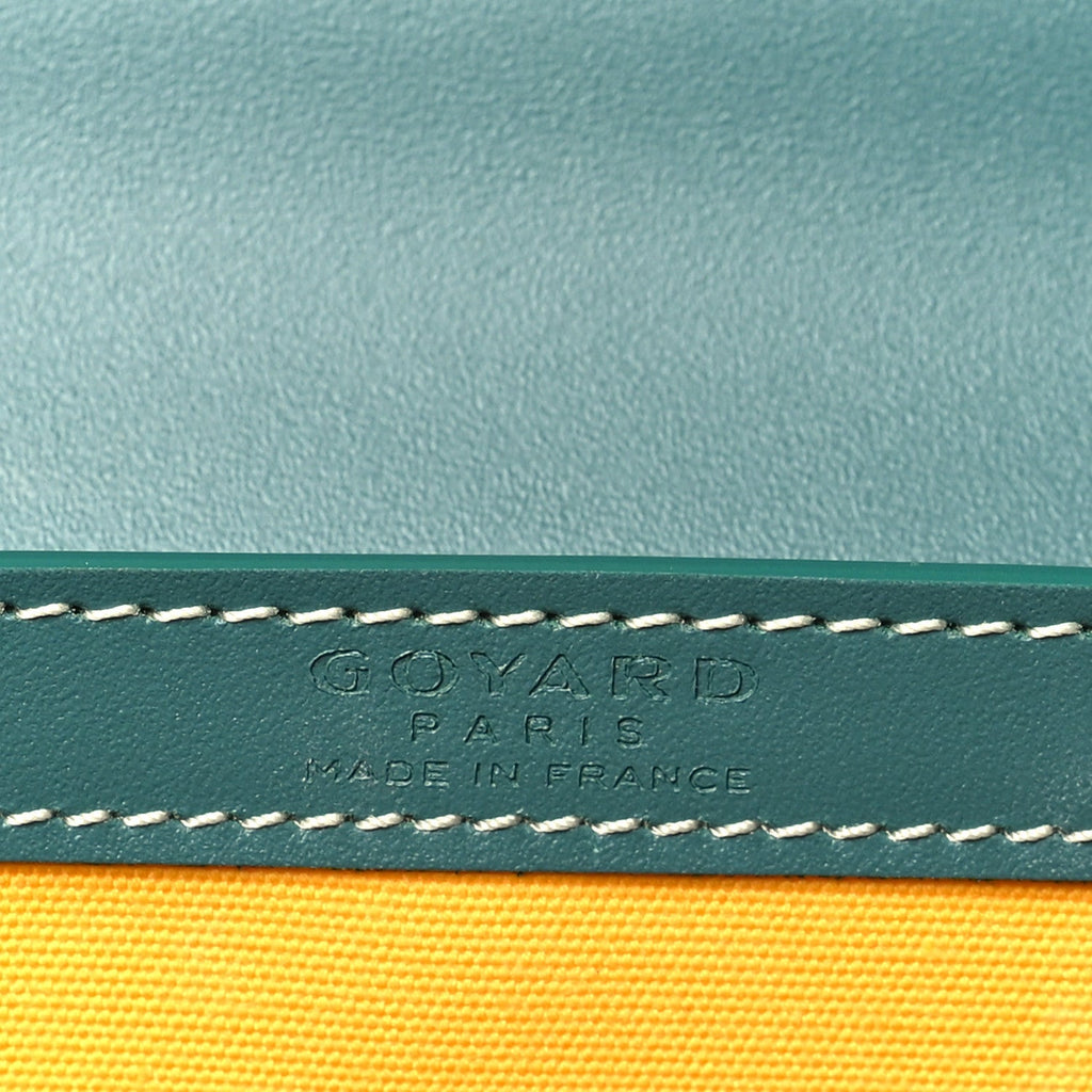 GOYARD Goyardine Structured Mini Saigon Bag - Green