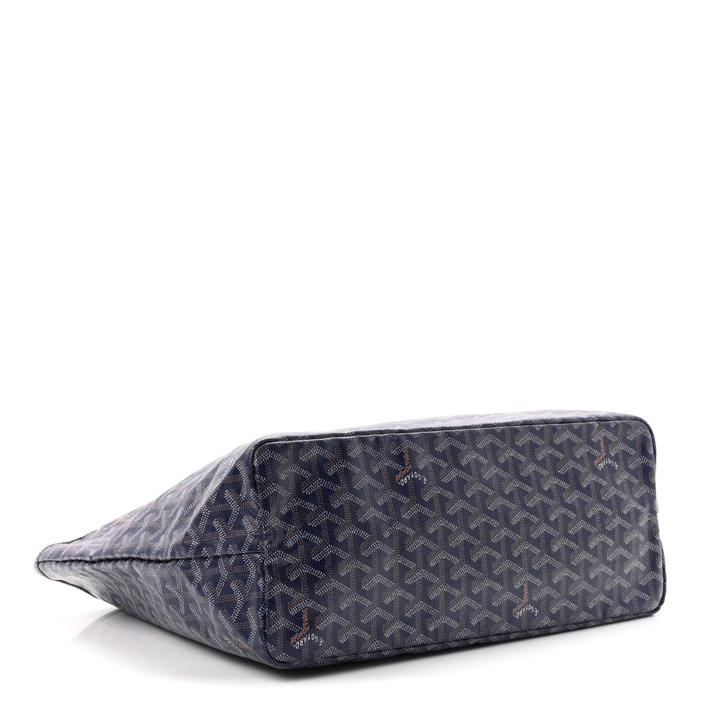 GOYARD Goyardine Saint Louis PM Tote Bag – Navy