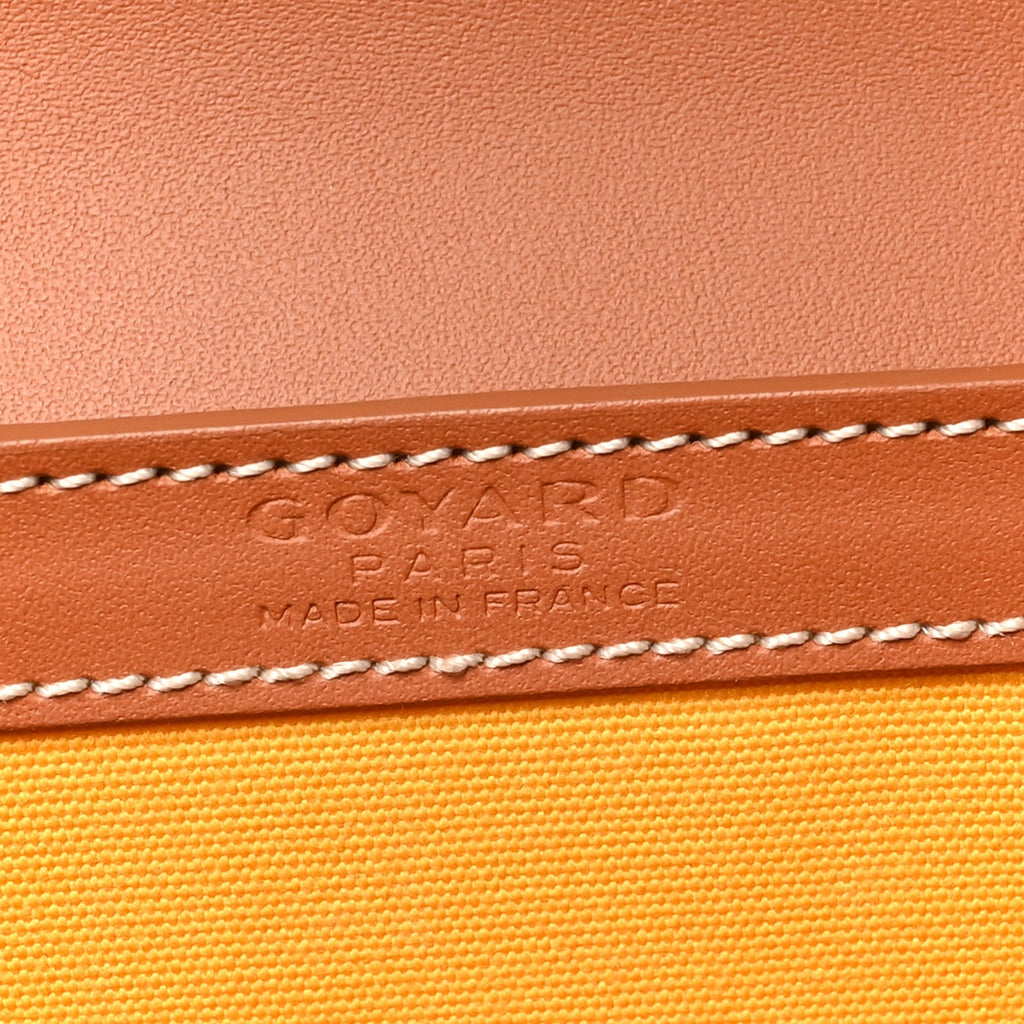 GOYARD Goyardine Structure Mini Saigon Bag – Black & Gold