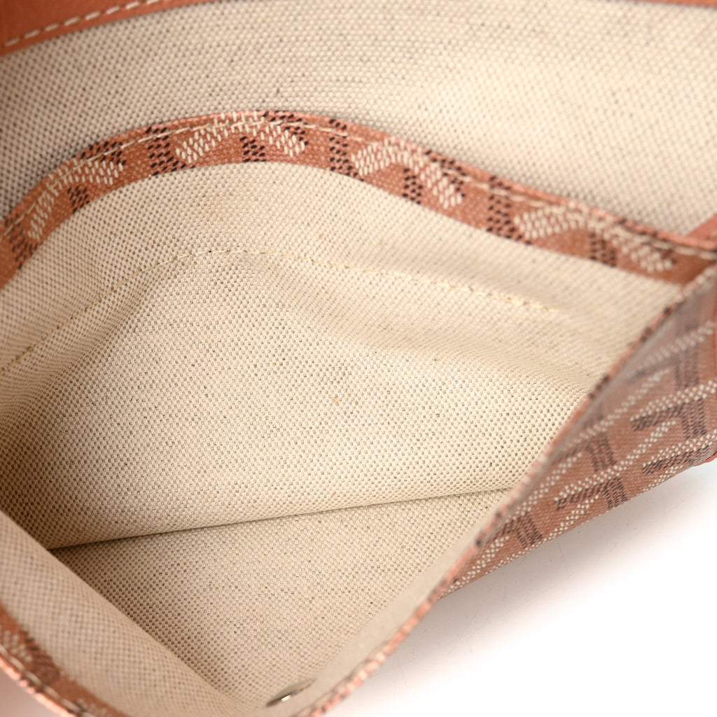 GOYARD Iridescent Goyardine Pouch - Pearly Coral