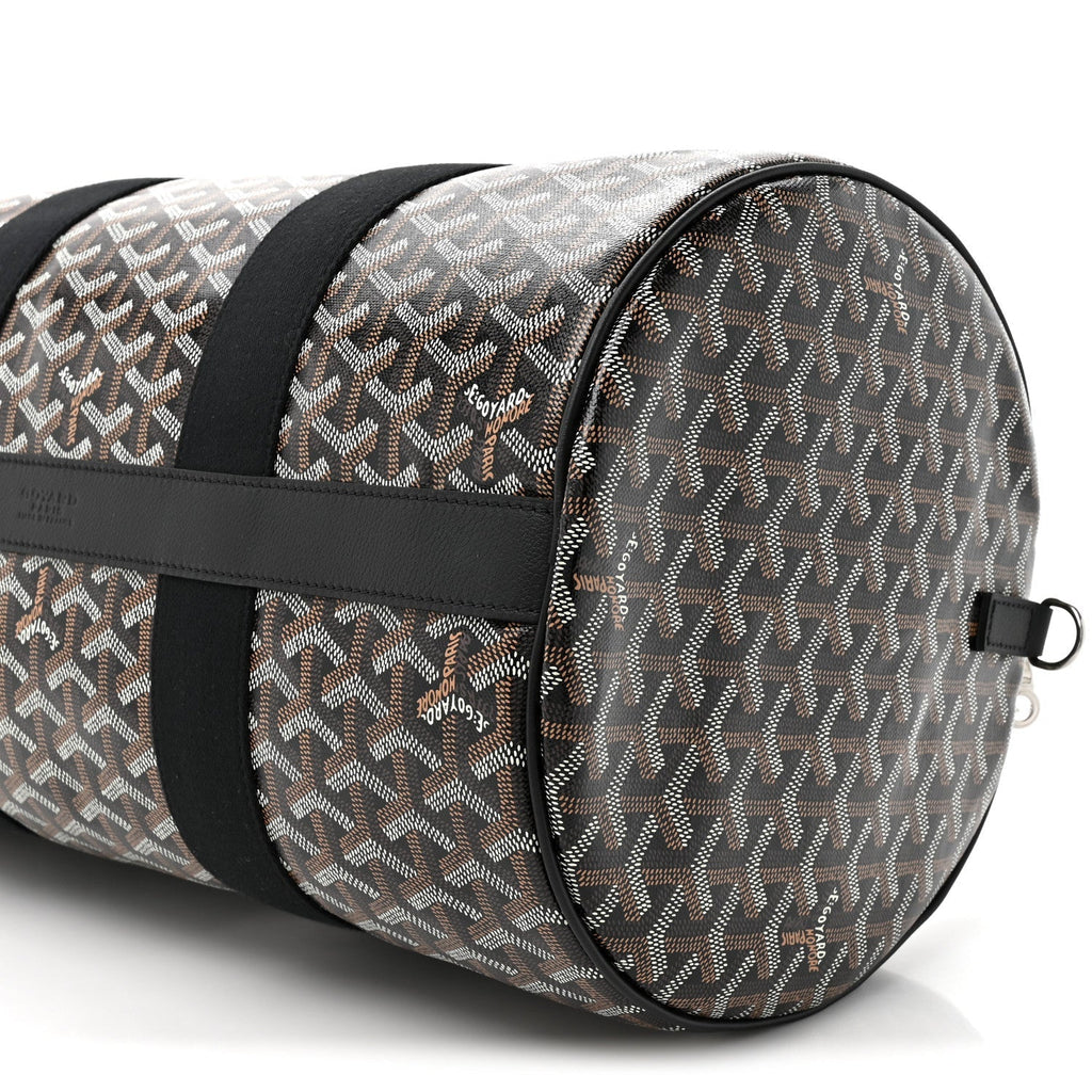 Goyard Barrel 40 Sports Bag – Black Goyardine Canvas
