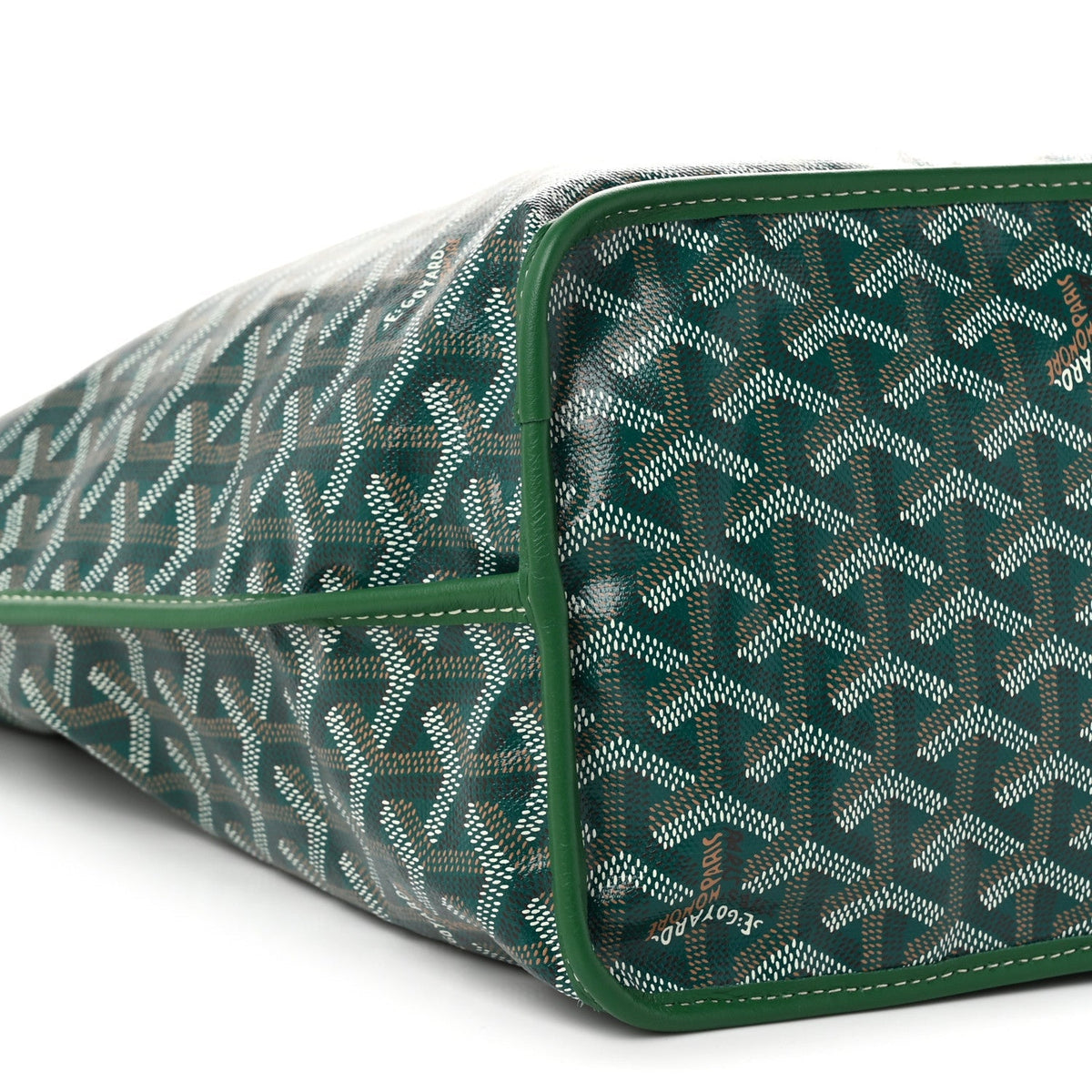 GOYARD Goyardine Anjou PM Reversible Tote Bag - Green
