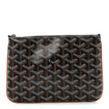 GOYARD Goyardine Senat PM Zip Pouch - Black / Gold