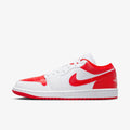 Air Jordan 1 Low Red & White Sneakers