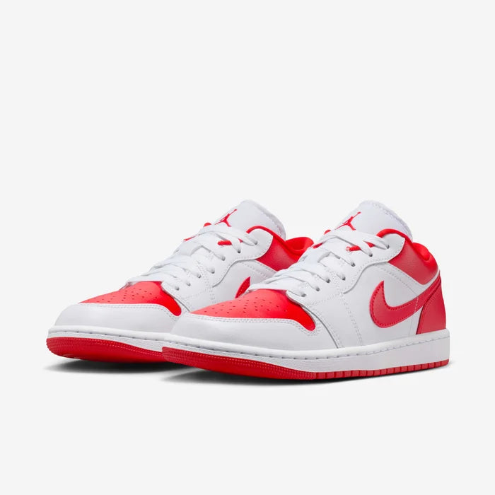 Air Jordan 1 Low Sneakers – White & Red