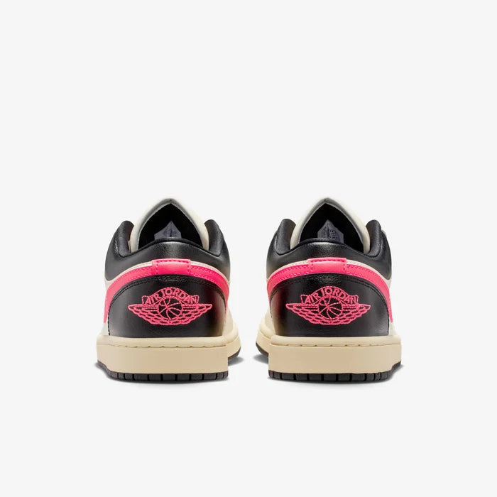 Air Jordan 1 Low Sneakers – Cream, Black & Pink