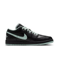 Air Jordan 1 Low Sneakers – Black & Mint Green