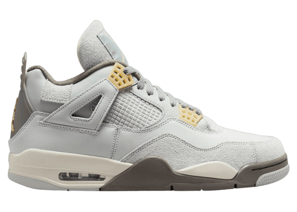 Air Jordan 4 Retro Craft – Grey & Cream Sneakers