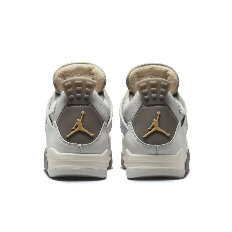 Air Jordan 4 Retro Craft – Grey & Cream Sneakers