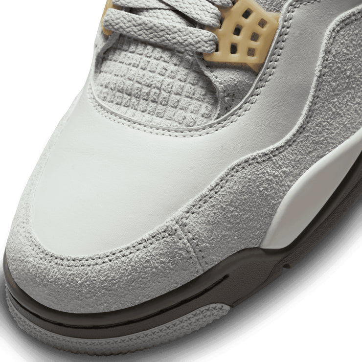 Air Jordan 4 Retro Craft – Grey & Cream Sneakers