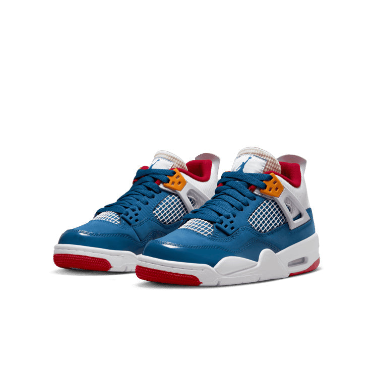 Air Jordan 4 Retro Messy Room – Blue & White Sneakers