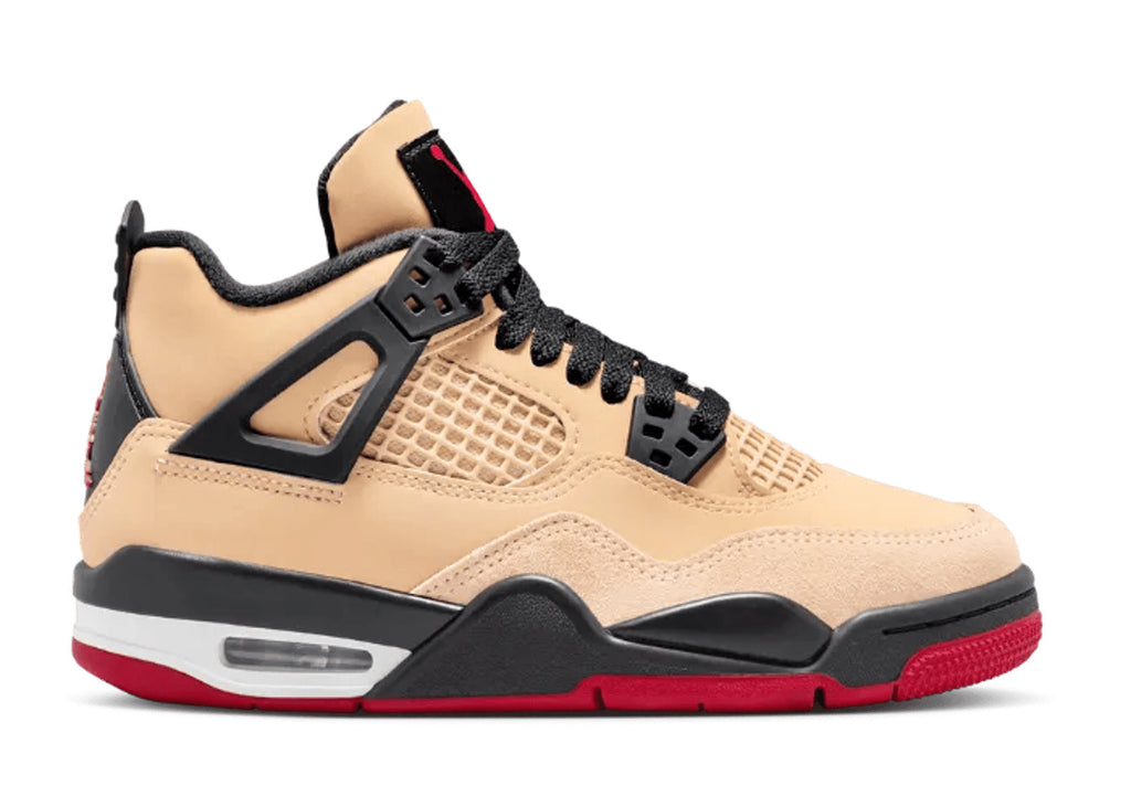 Air Jordan 4 Pizza – Tan & Red Sneakers