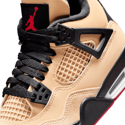 Air Jordan 4 Pizza – Tan & Red Sneakers