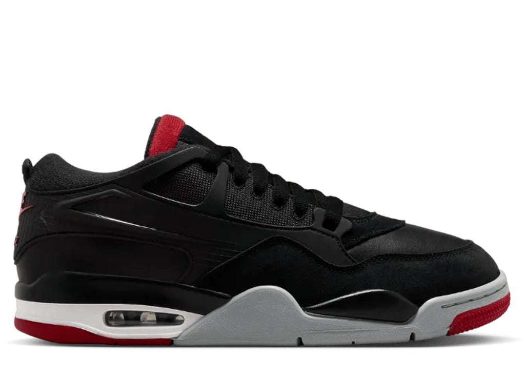 Air Jordan 4 RM Bred – Black & Red Sneakers