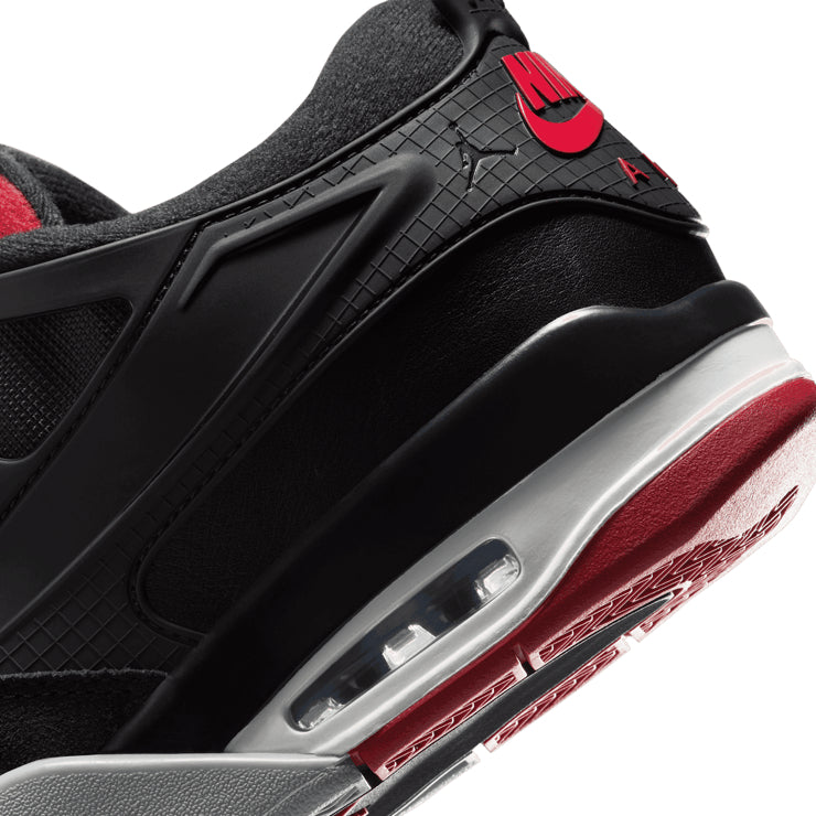 Air Jordan 4 RM Bred – Black & Red Sneakers