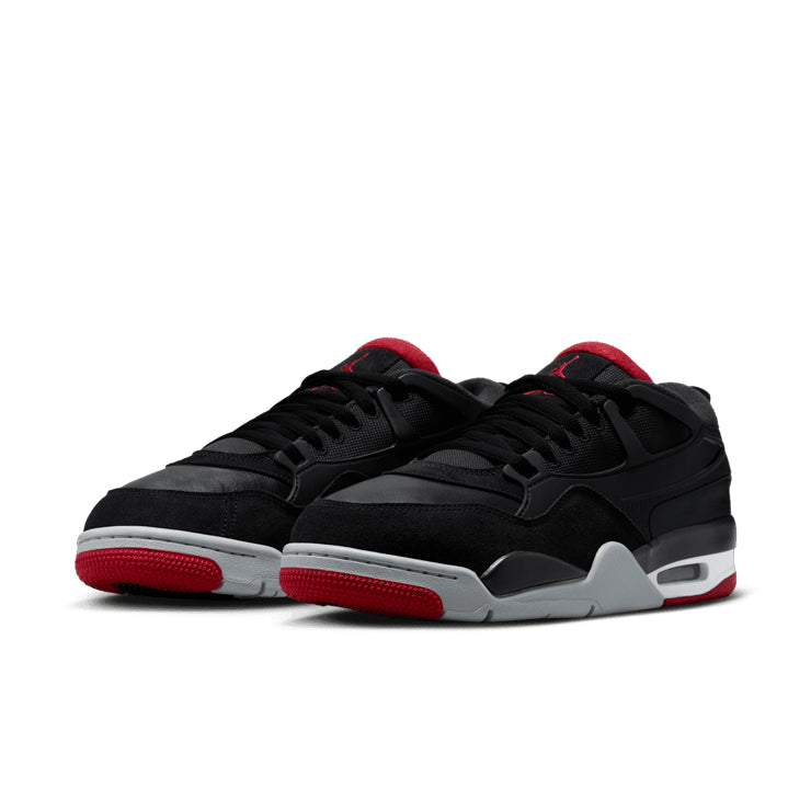 Air Jordan 4 RM Bred – Black & Red Sneakers
