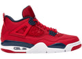 Air Jordan 4 Retro FIBA Sneakers – Red, Navy & White
