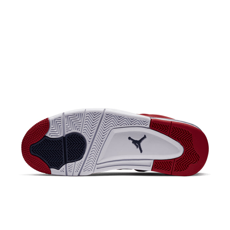 Air Jordan 4 Retro FIBA Sneakers – Red, Navy & White