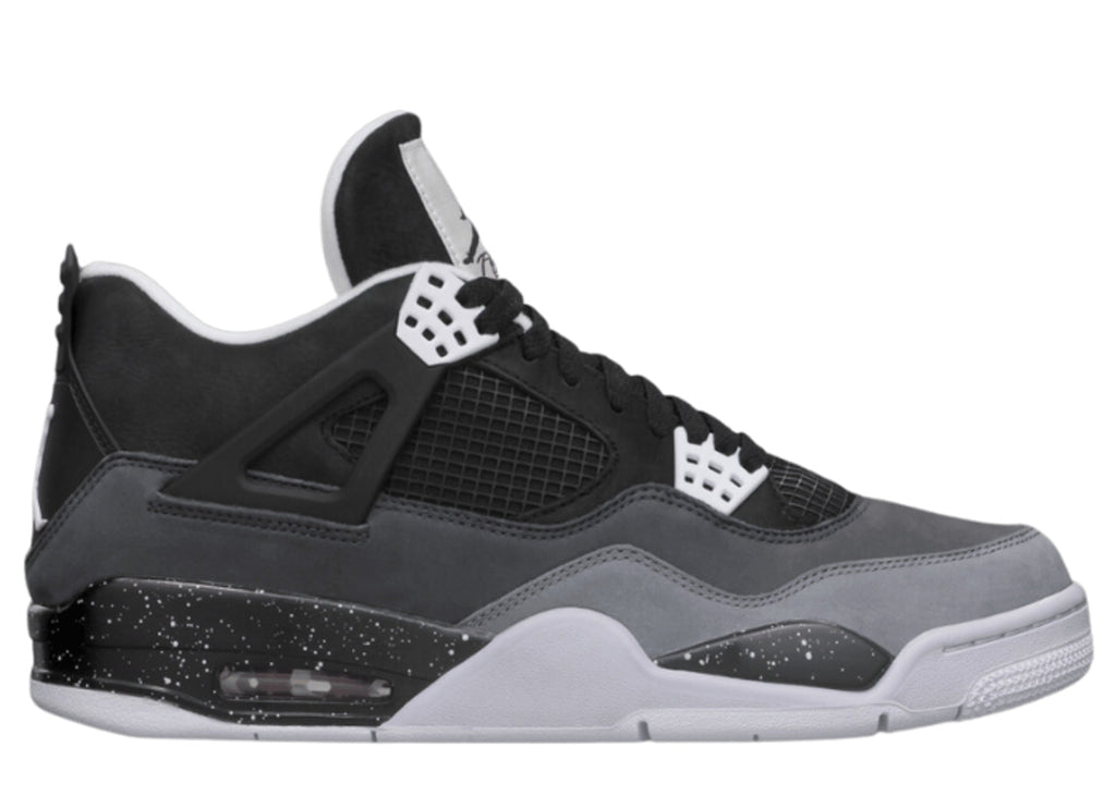 Air Jordan 4 Retro Fear – Black & Grey Sneakers