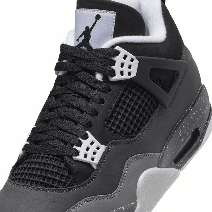 Air Jordan 4 Retro Fear – Black & Grey Sneakers