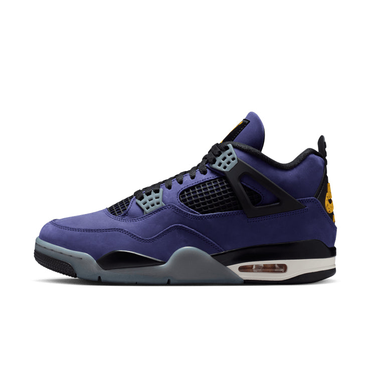 Air Jordan 4 Retro Lakers – Purple & Yellow Sneakers