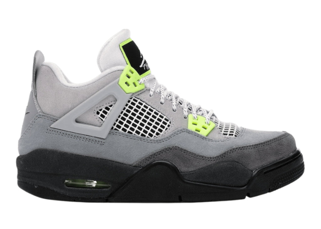 Air Jordan 4 Retro SE 95 Neon – Grey & Neon Sneakers