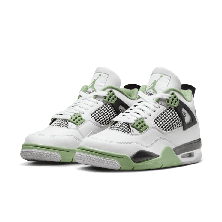 Air Jordan 4 Retro Seafoam – White & Green Sneakers