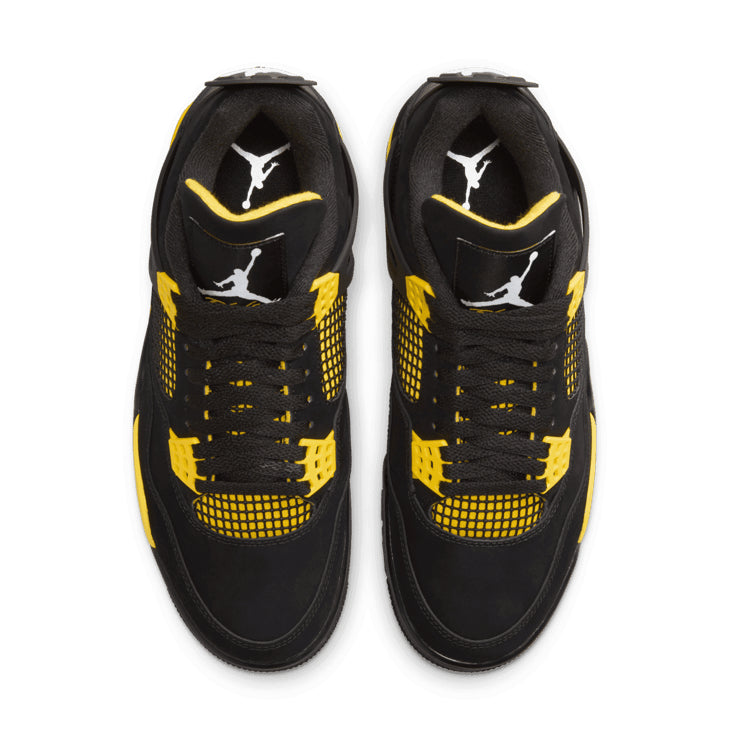 Air Jordan 4 Retro Thunder – Black & Yellow Sneakers