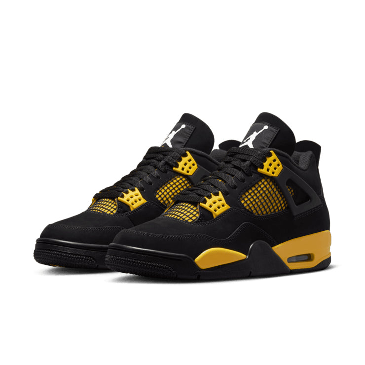 Air Jordan 4 Retro Thunder – Black & Yellow Sneakers