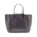 Goyard Saint Louis PM Tote Bag – Navy Blue Goyardine Canvas & Calfskin, Silver Hardware