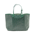 Goyard Saint Louis PM Tote Bag – Green Goyardine Canvas, Silver Hardware