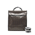 Goyard Saint Léger Backpack – Black Goyardine Canvas & Leather, Silver Hardware