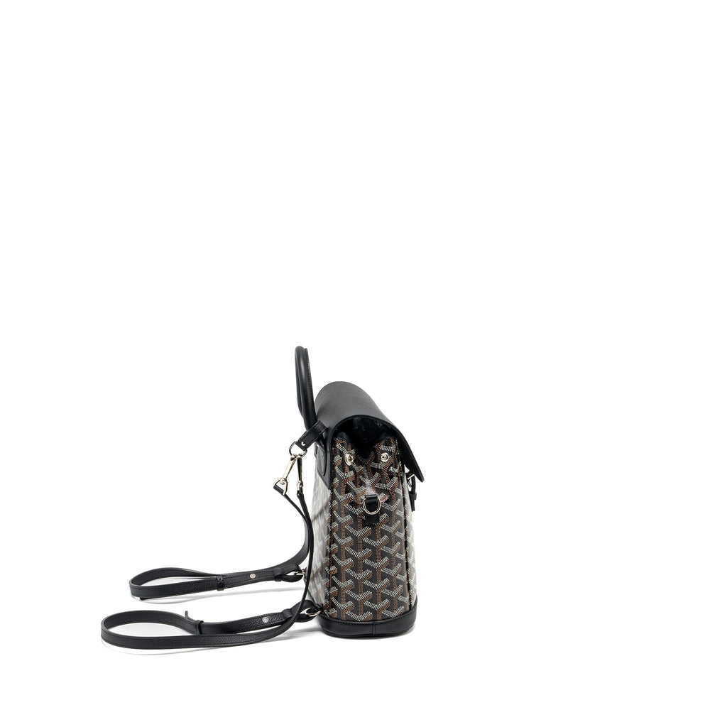 Goyard Mini Alpin Backpack – Black Goyardine Canvas & Leather, Silver Hardware