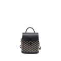 Goyard Mini Alpin Backpack – Black Goyardine Canvas & Leather, Silver Hardware